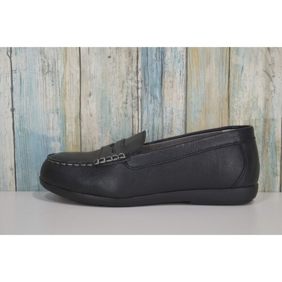 Rockport Works Women's Size 9 (W) Top Shore Steel Toe Penny Loafers Black - Picture 6 of 10